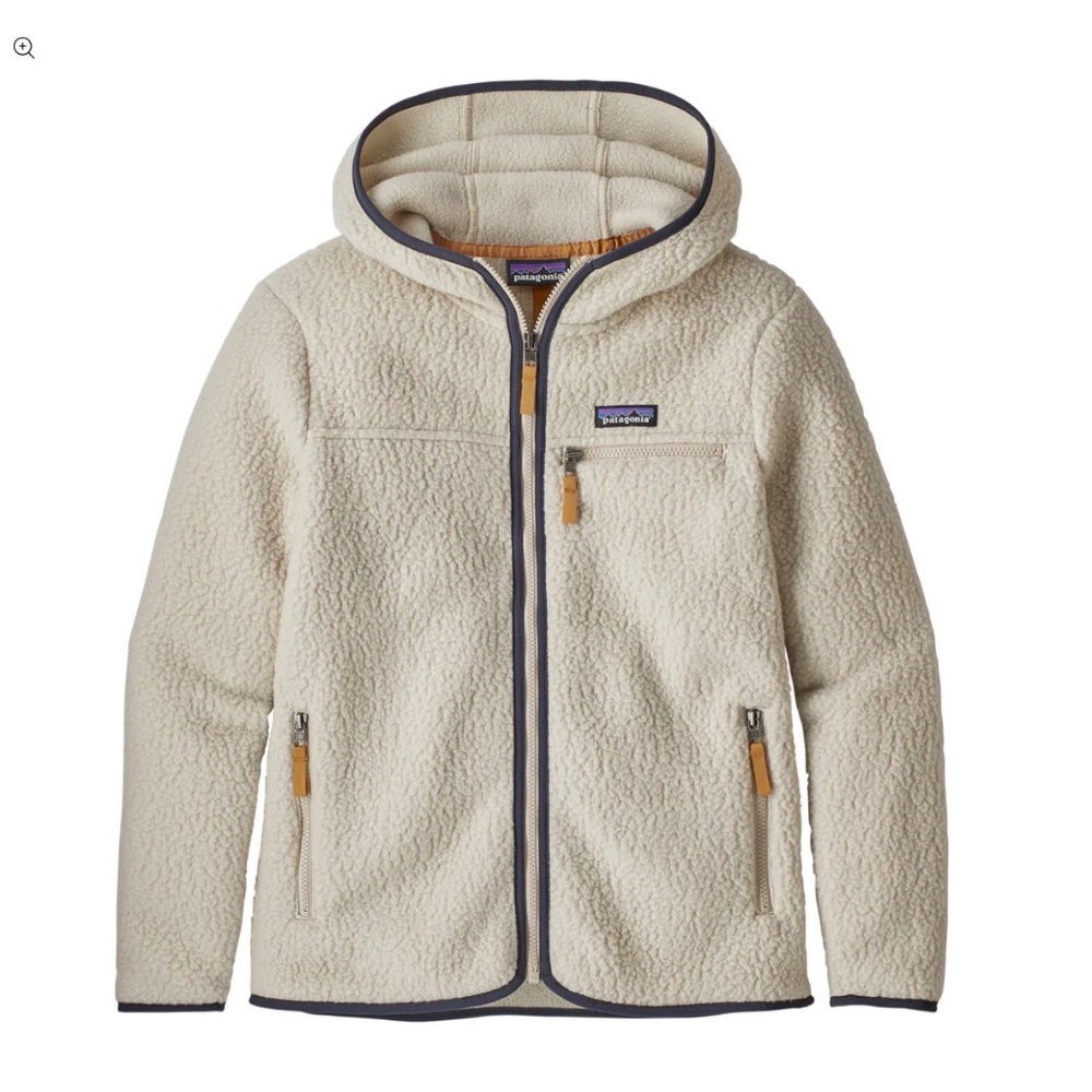 Patagonia Retro Pile Hoodie in Pelican XS